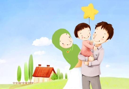 kartun-keluarga-muslim-keluarga-bahagia-menurut-islam-credit-pict-soniazonewordpresscom